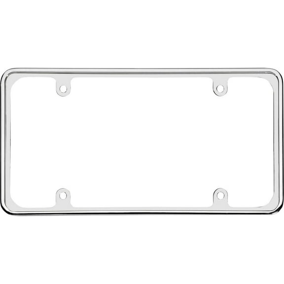 Cruiser Accessories, cadre au périmètre chromé pour plaque d’immatriculation