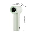 thumbnail image 3 of ABPWLY Mini Hand-helds Turbo High Speed Small Fan USB Charged Iced Hanging Fan Portable Bladeless Fan Clearance Portable Fan Canada Days Fan Table Fan, 3 of 5