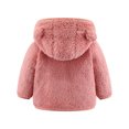 thumbnail image 3 of Youmylove Baby Girls Boys Jacket Bear Ears Hooded Outerwear Zipper Warm Winter Coat Children Clothing, 3 of 8