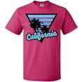 thumbnail image 3 of Inktastic California with Triangle and Palm Trees in Blue T-Shirt, 3 of 5