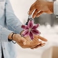 thumbnail image 6 of Lifelike Lily Keychain Bag Charm Simulation Lily Flower Hanging Keyring Pendant Chic Bag Pendant Accessories, 6 of 7
