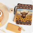 thumbnail image 4 of HELLHERO 1 pc Book Sleeve with Zipper Book Lovers Gifts Book Cover Carrying Case with Book Protection for Fater Storage & Portability Highland Cattle, 4 of 8