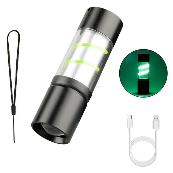 Rewenti High Power Rechargeable LED Flashlight Mini Zoom Torch Outdoor Camping Strong Lamp Lantern Flashlight