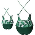 thumbnail image 3 of Girls Swimsuit Two Pieces Bikini Set Ruffle Falbala Swimwear Bathing Suits, 3 of 7