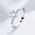 thumbnail image 4 of Ring Female Light Luxury Temperament Diamond Ring, 4 of 5