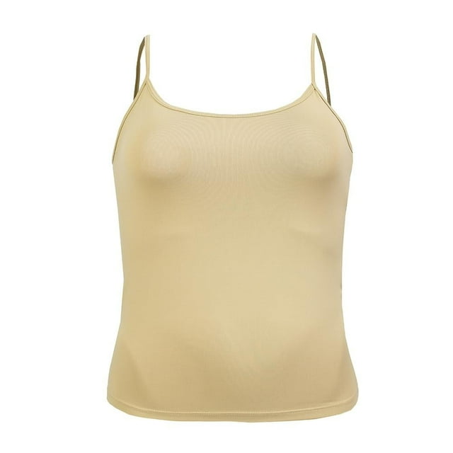 Top George para Mujer, Beige Tirante Delgado Talla 36