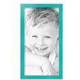 thumbnail image 2 of ArtToFrames 10" x 19" Aqua Picture Frame, 10x19 inch Green Wood Poster Frame (WOM-5186),  Pack, 2 of 7