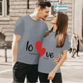 thumbnail image 4 of Valentine's Day Graphic Tee For Men And Women Stylish Short Sleeve Casual Shirt For Youth Fashion Light Long Sleeve Women Short Sleeve Tee Shirt Women Tee Shirts Womens Big Shirt Athletic Long Sleeve, 4 of 5