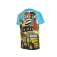 thumbnail image 5 of Honeii Different Construction Site Vehicles Print Kids Boy T-Shirt,Breathable Round Neck Tee,Stylish Summer Tee for Boys, for Outdoor Activities and Casual Wear, 5 of 7