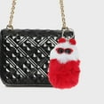 thumbnail image 2 of Unique Bargains 1 Pc Fashion Cute Caterpillar Handbag Charm Bag Accessories White Red, 2 of 5