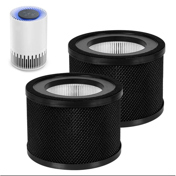 2PCS TT-AP001 Filtro HEPA compatibile con il purificatore d'aria TaoTronics TT-AP001 Filtro HEPA H13 Filtro a carbone attivo  6