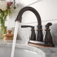 thumbnail image 2 of Moen Hilliard Two-Handle High Arc Bathroom Faucet, 2 of 7