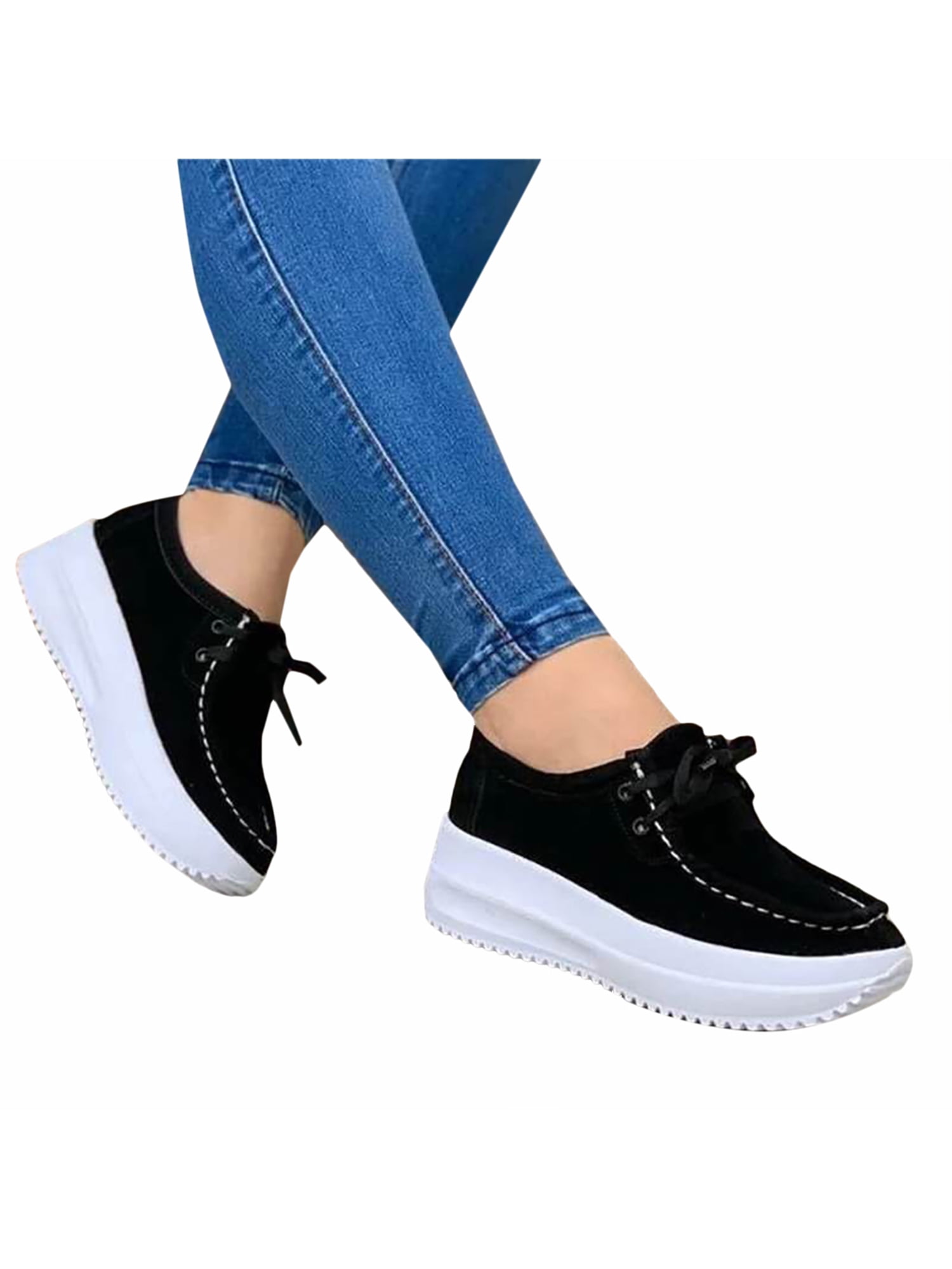 platform wedge trainers
