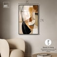 thumbnail image 5 of Tactile Depth II Framed High-Gloss Acrylic Glass Wall Art Earth Tone Boho Art by Art Remedy, Black Frame, 24 x 36, 5 of 7