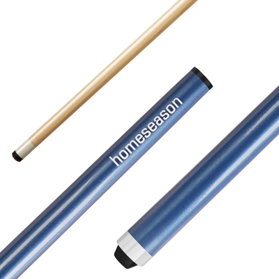 Pool Cues 58 inch Pool Cue Stick with 13mm Fiber Leather tip 4-colors for Beginner, Commercial and Home Entertainment