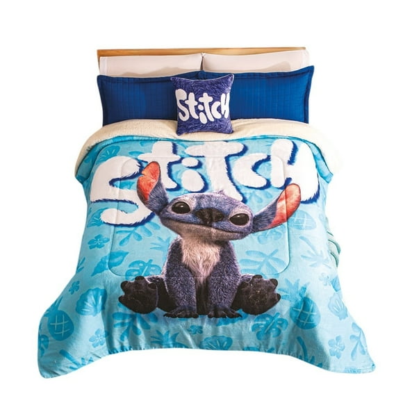 Cobertor Pachicalientito Stich Ohana Individual Concord