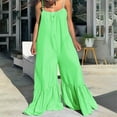 thumbnail image 4 of Pants for Women,Clearance Women's Plus Size Women Casual Fashionable High-waisted Loose Wide Leg Button Zipper Jeans Loose Causal Pants, 4 of 9