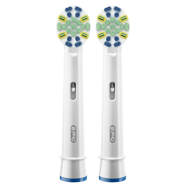 OralB FlossAction Electric Toothbrush Replacement Brush Heads, 2 ct