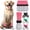 Rose Pink (4 Count), variant on 6 count  Socks to  Licking Paws with Grippers for Hardwood Floors Anti Slip, Winter Pet Shoes Booties, Extra-Thick Grip  Boots & Paw Protectors for Small Medium Large Senior Dogs, M