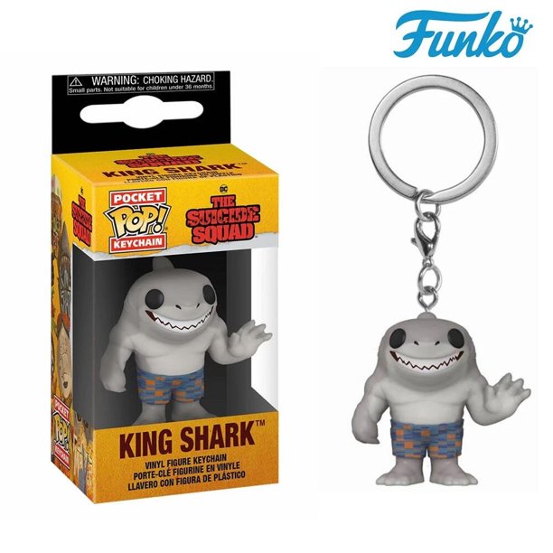 Funko Keyring King Harley Quinn e Joker Pocket Suicide Squad Keychains Vinyl Action Figure Toys Dolls Gifts
