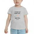 thumbnail image 2 of I Drink Til' I Pass Out... Just Like Aunt Cute Toddler Tshirts for Boys Girls (Gray, Youth XL), 2 of 5