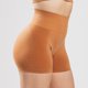 thumbnail image 2 of Gibobby Short Deportivo Pantalones cortos de algodón para mujer, cintura alta elástica, plisados, con volantes, lindos, para la playa, informales, fluidos(Amarillo, M), 2 of 5