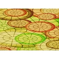 thumbnail image 1 of Ahgly Company Machine Washable Indoor Rectangle Transitional Banana Yellow Area Rugs, 8' x 12', 1 of 7