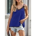 thumbnail image 3 of Women Summer Dressy Lace Trim Cami Tank Tops, 3 of 5