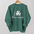 thumbnail image 6 of Womens Oversized Sweatshirt Stpatricksday Irish Print Long Sleeve Casual Pullover Plus Size Sweatshirts for Women Grey Xl, 6 of 6