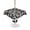 Black, variant on Outdoor Tablecloth with Umbrella Hole for Patio/Picnic/Party/Camping, Basketball Waterproof Table Cloth Rectangle Table Cover Washable, Modern Chic Classic Sports Balls Textured (60"x 84")