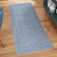 thumbnail image 2 of Better Homes & Gardens Blue Lillian Dainty Persian Runner Rug, 2'6"x8', 2 of 7