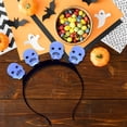 thumbnail image 7 of Vjnyvs 3 Pack LED Light Up Ghost Pumpkin Headbands Halloween Hair Hoop Accessories, 7 of 7