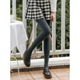 thumbnail image 5 of Medias forradas de forro polar para mujer, Leggings gruesos, transparentes, ajustados, de cintura alta, Top de Control, pantimedias de invierno, nuevo, 5 of 5