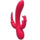 thumbnail image 1 of Masajeador de 12 frecuencias para mujeres para relajación íntima, diseño de bajo ruido, vibrador recargable por USB resistente al agua de color rojo, 1 of 8