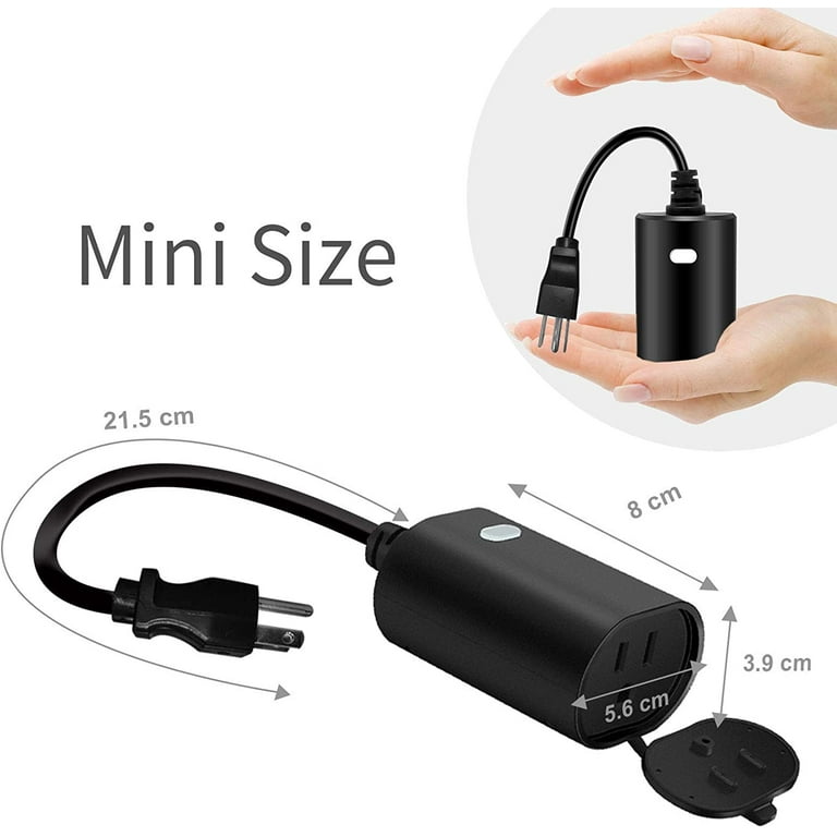 Z-Wave Smart Plugs Work with Alexa, Z-Wave Hub Required, Built-in