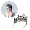 thumbnail image 2 of FENOHREFE Bridal Rhinestones Crowns Princesses Crowns Headbands Wedding Crystal Headwear for Birthdays and Holidays, 2 of 7