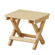 thumbnail image 2 of Taburete plegable pequeño, silla de madera portátil, ligero, plegable, reposapiés para exteriores, 28 x 26 x 22 cm, 2 of 4