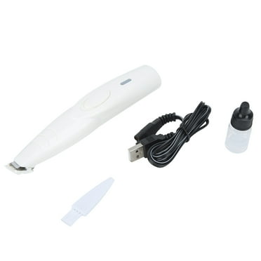Pet Electric Hair Clippers Shave Leg Foot Hair Trim Shaver for Small Dog Catwhite