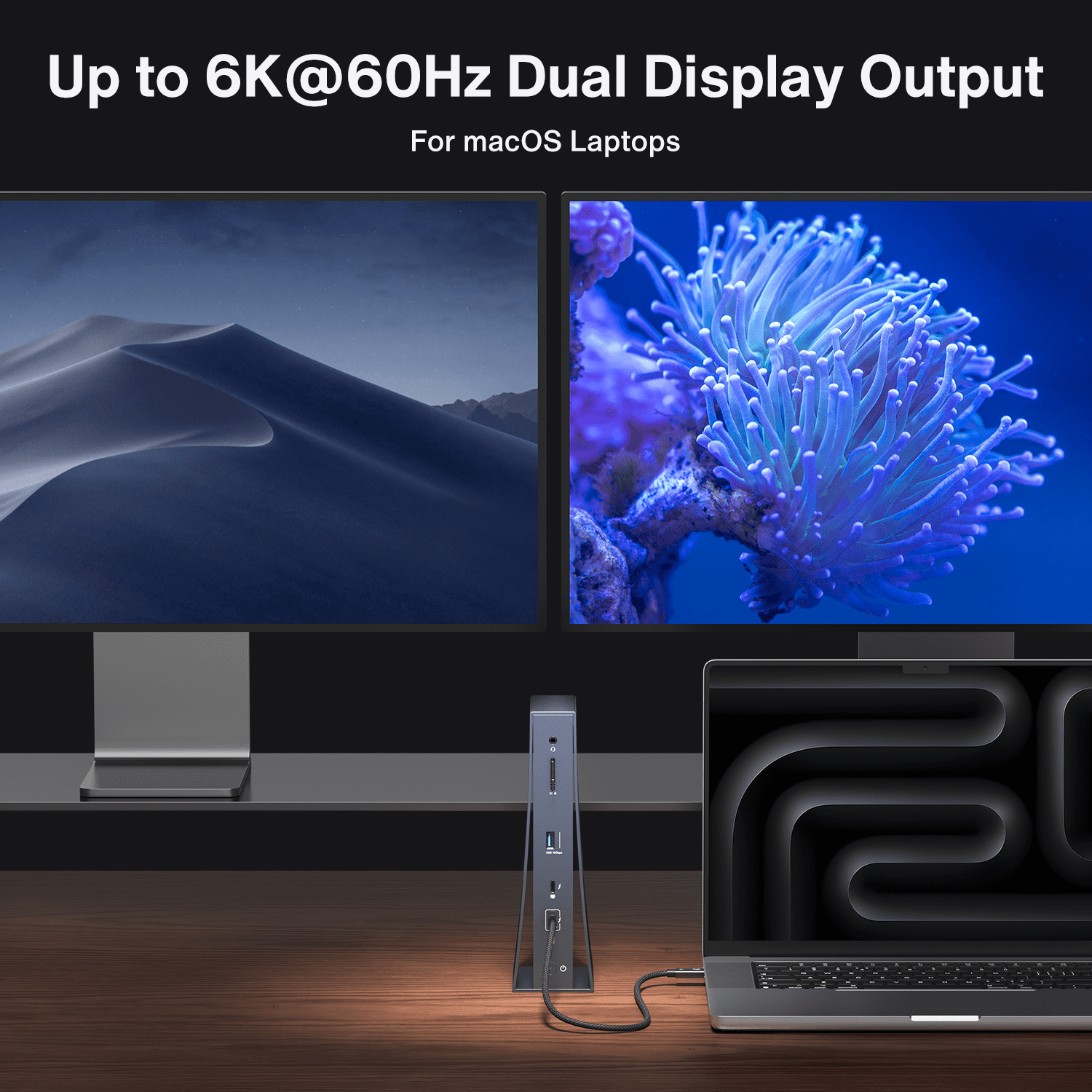 iVANKY FusionDock Dual 6K Thunderbolt 5 Docking Station for MacBook