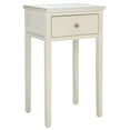 thumbnail image 4 of SAFAVIEH Abel Solid Rustic Nightstand with Storage Drawer, Shade White, 4 of 11