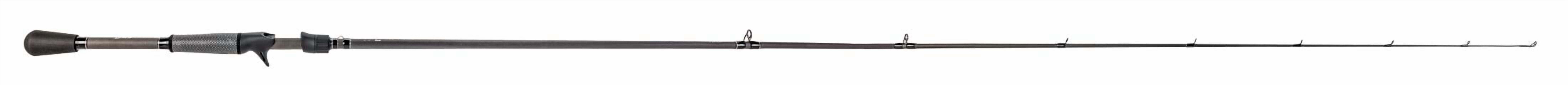 Lew’s TP2 Casting Fishing Rod, All-Purpose Model, 7-Foot, 2-Piece HM45 Graphite Rod with Medium Power and Fast Action, Winn Dri-Tac Split-Grip, SoftTouch Reel Seat, Black/Gray