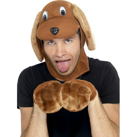 Smiffys Adult Puppy Dog Instant Animal Halloween Costume Kit