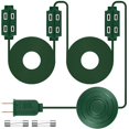 thumbnail image 1 of Cable de extensión Makevivi de 15 pies con 9 enchufes e interruptor de pie, 1 of 6