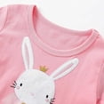thumbnail image 3 of Shadoumai Girls Easter Dresses Size 18 Happy Easter Cartoon Bunny Sleeveless Casual Holiday Beach Dress Toddler Baby Girl Summer Clothes, 3 of 8