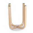 thumbnail image 4 of 1 taburete apilable de madera curvada antideslizante color caramelo muebles para el hogar decoración de habitación de niños blanco, 4 of 10