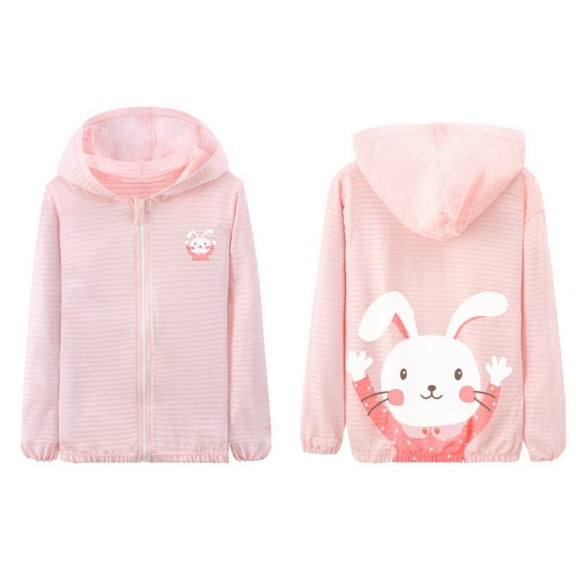 XBASW Toddler Kids Sun Protection Jacket Hoodie UV Protection Sunsuits Teen Summer Sunscreen for Boys Girls 2-15 Years