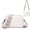 White, variant on Shoulder Bags Handbags for Women, Leather Crossbody Bag with Trendy Colorful Wide Strap, Small Purses for Work Travel and Everyday Use(White Bag)