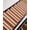 Orange, variant on Modern Brown Stair Treads for Wooden Steps Indoor Runner Rug Carpet, Boho Contemporary Geometric Striped 10 Pieces Peel and Stick Staircase Step Treads Covers Washable Throw Door Mats, 30"x8"