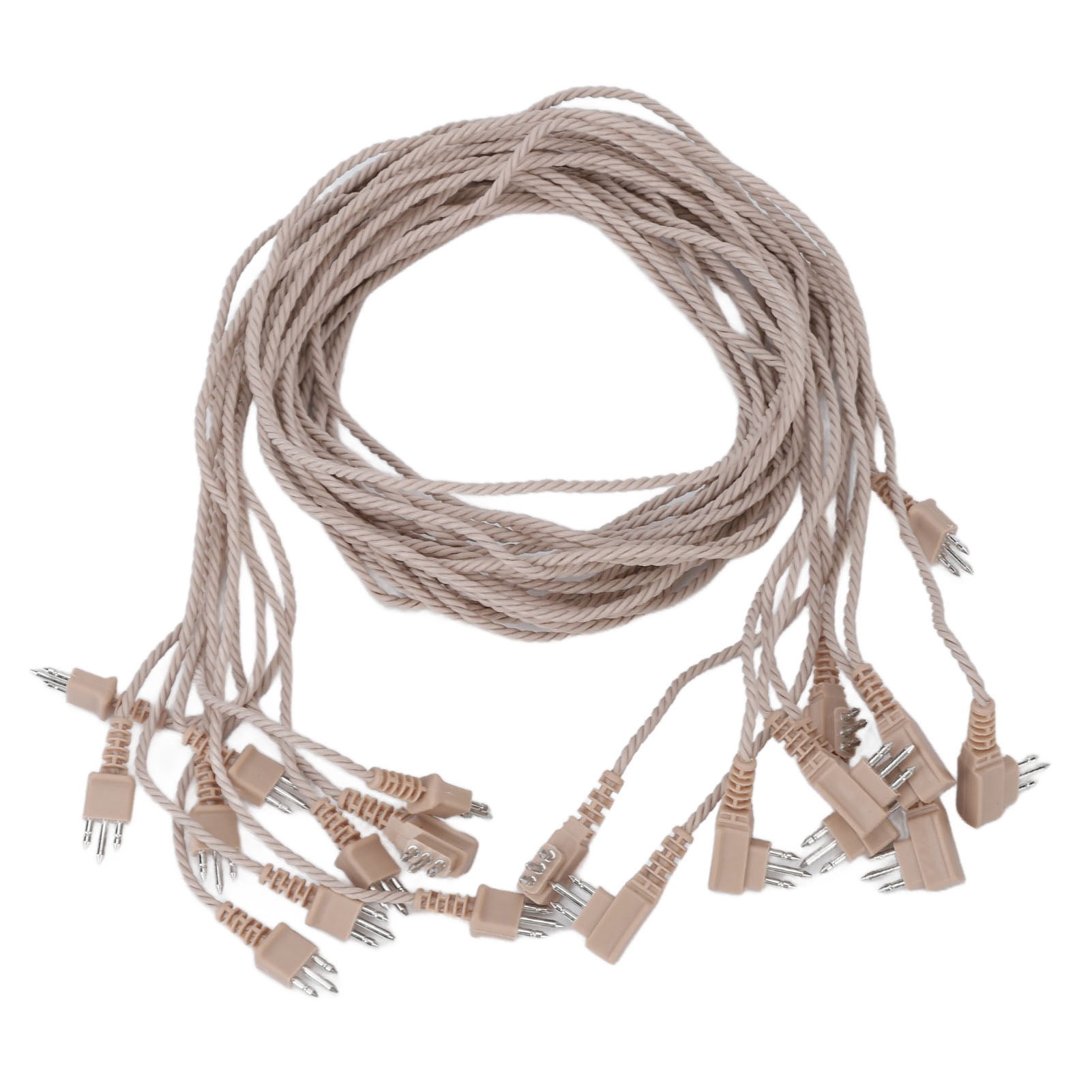 Hearing Aid Replacement Cord, Wear Resistant Rounded Feel 10pcs 3 Pin Hearing Aid Receiver Cable