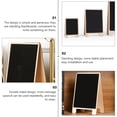 thumbnail image 3 of Jiandong wooden billboards 3pcs Wooden Chalkboards with Easels for Party Decoration(5.31X5.31X3.54Inch), 3 of 10